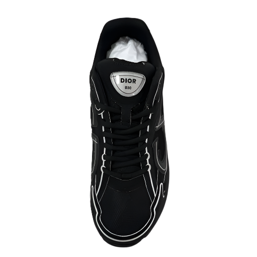 B30-Inspired Sneakers – Triple Black Luxury Style