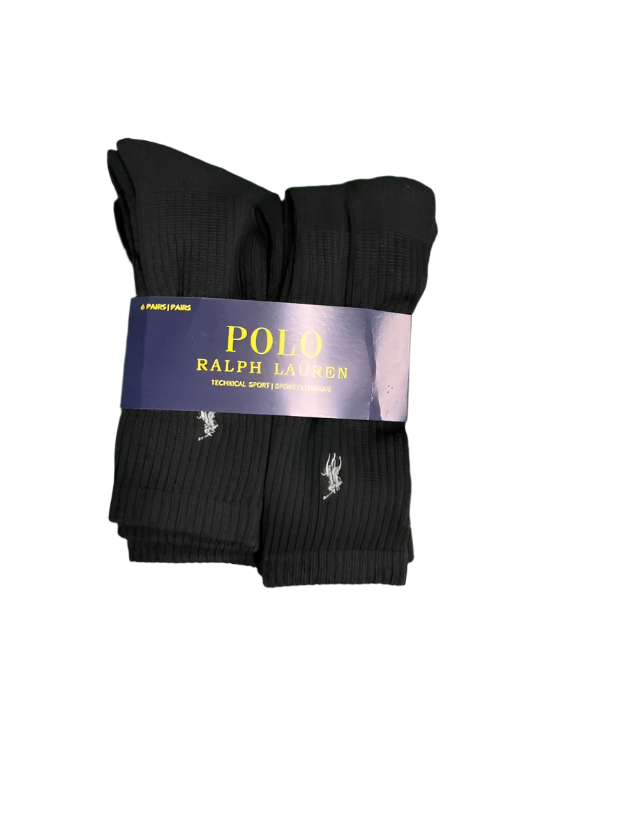 Classic Polo Socks - Black/White