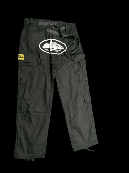 RTZ 4Starz Special Edition Guerillaz Cargos – Black/White (High Quality)