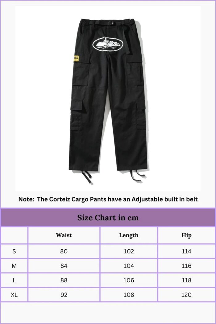 RTZ 4Starz Special Edition Guerillaz Cargos – Black/White (High Quality)